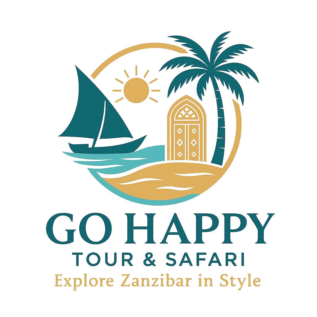 Happy travelers with guide